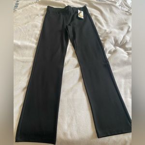 Sold: 2 Pairs Betabrand Dress Yoga Pants Straight And Flair Leg,  Black, Medium